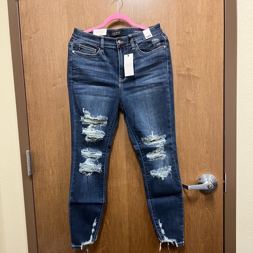 Judy Blue distressed high waist skinny fit 13/31